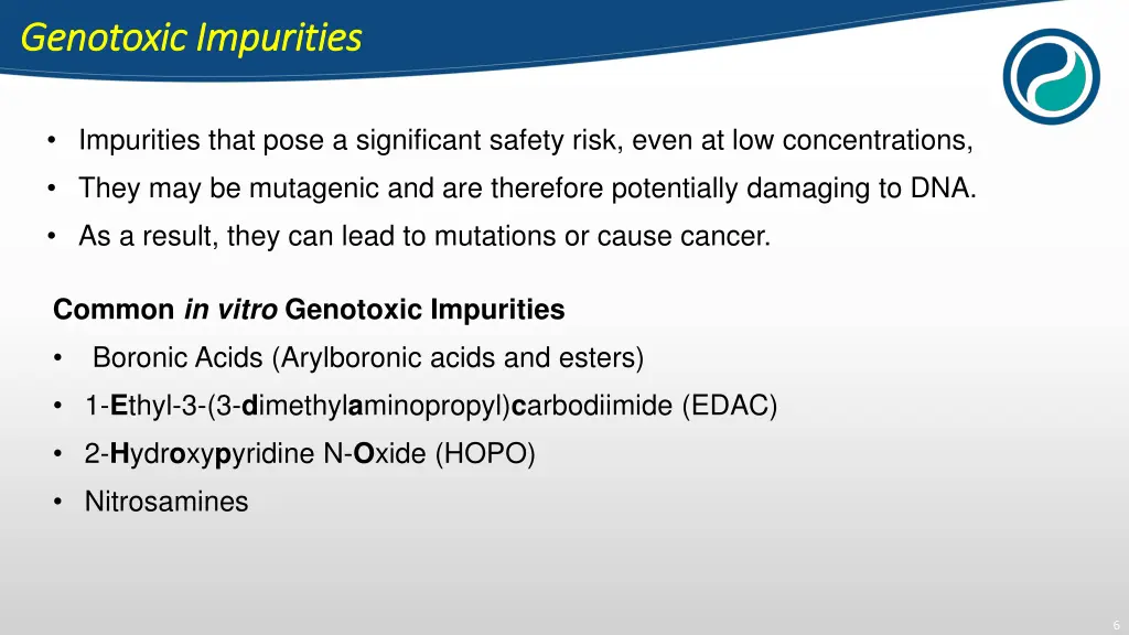 genotoxic impurities genotoxic impurities