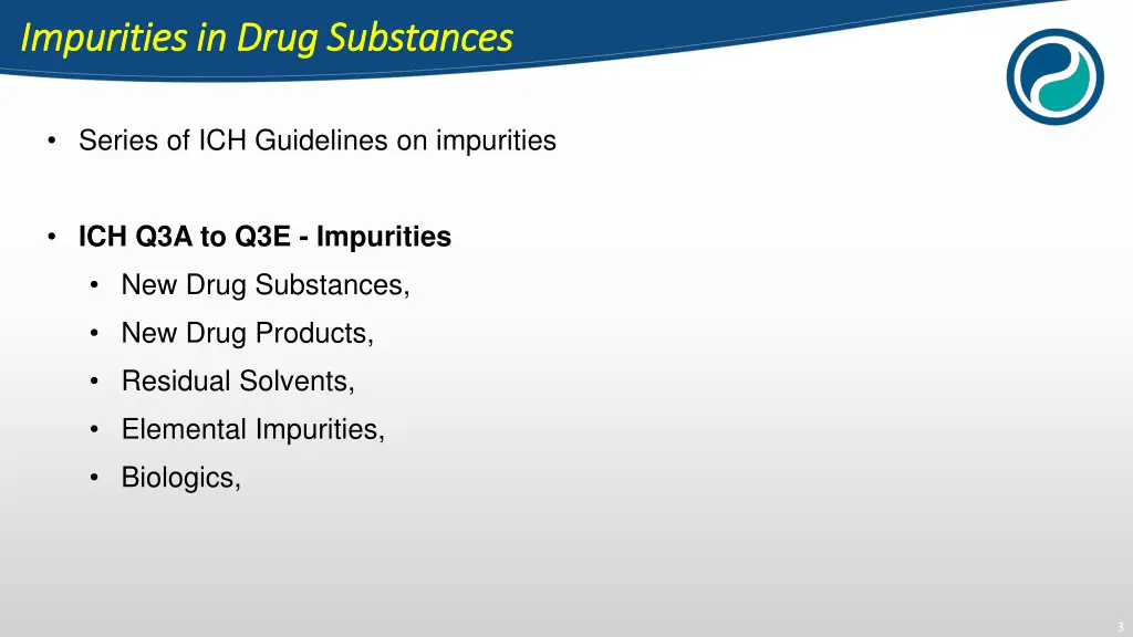 impurities in drug substances impurities in drug