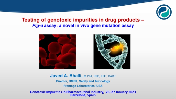 testing of genotoxic impurities in drug products