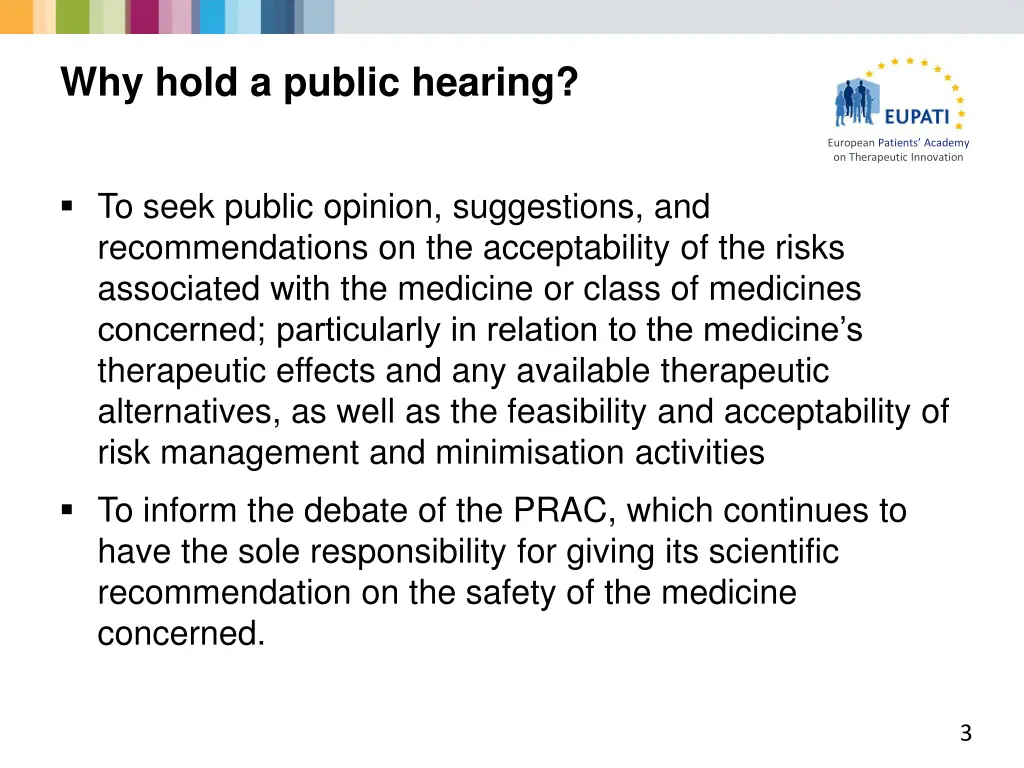 why hold a public hearing