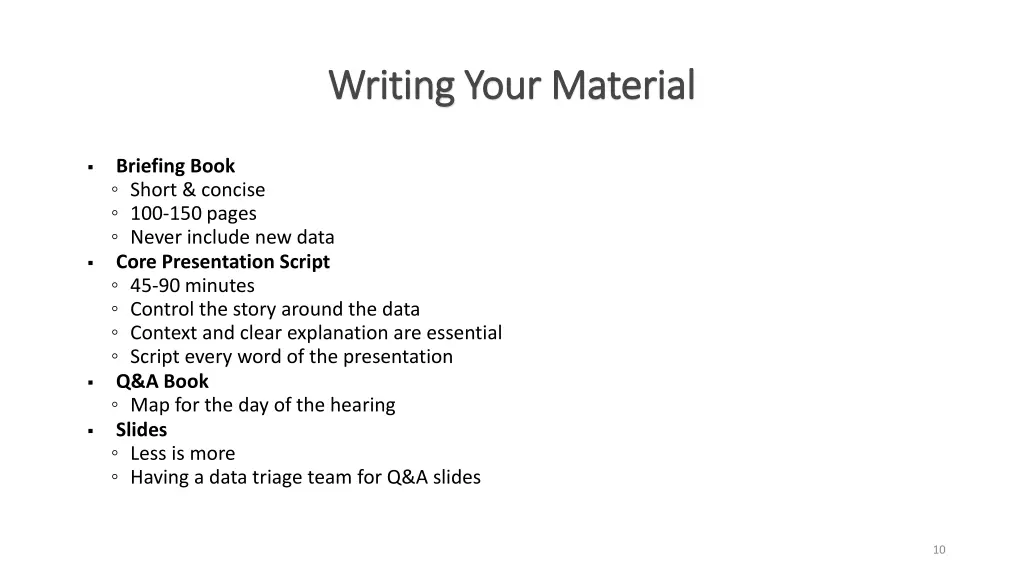 writing writing your material your material