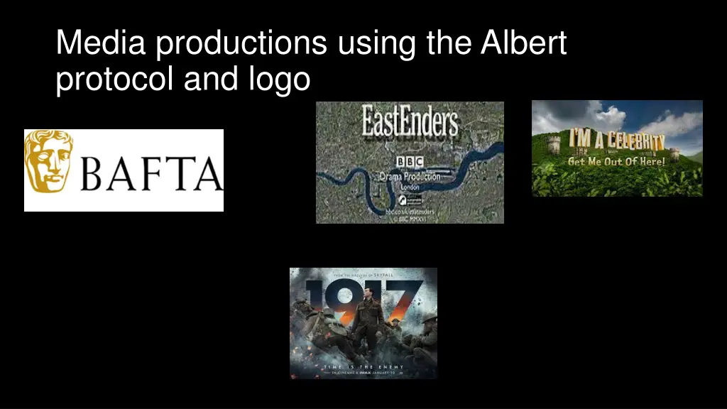 media productions using the albert protocol