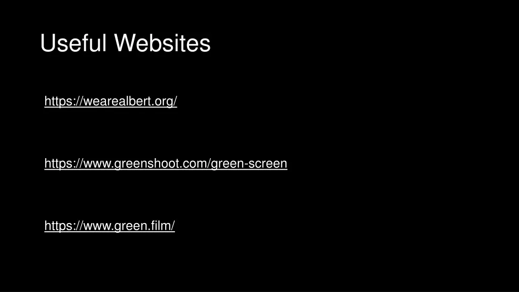 useful websites