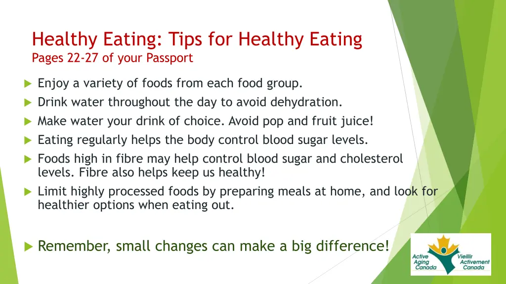 healthy eating tips for healthy eating pages