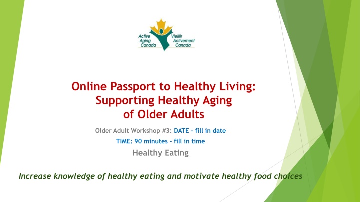 online passport to healthy living supporting