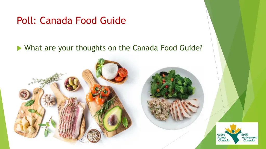 poll canada food guide