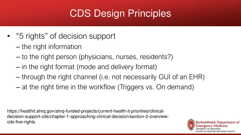 cds design principles