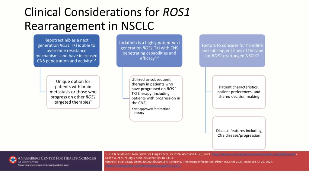 clinical considerations for ros1 rearrangement