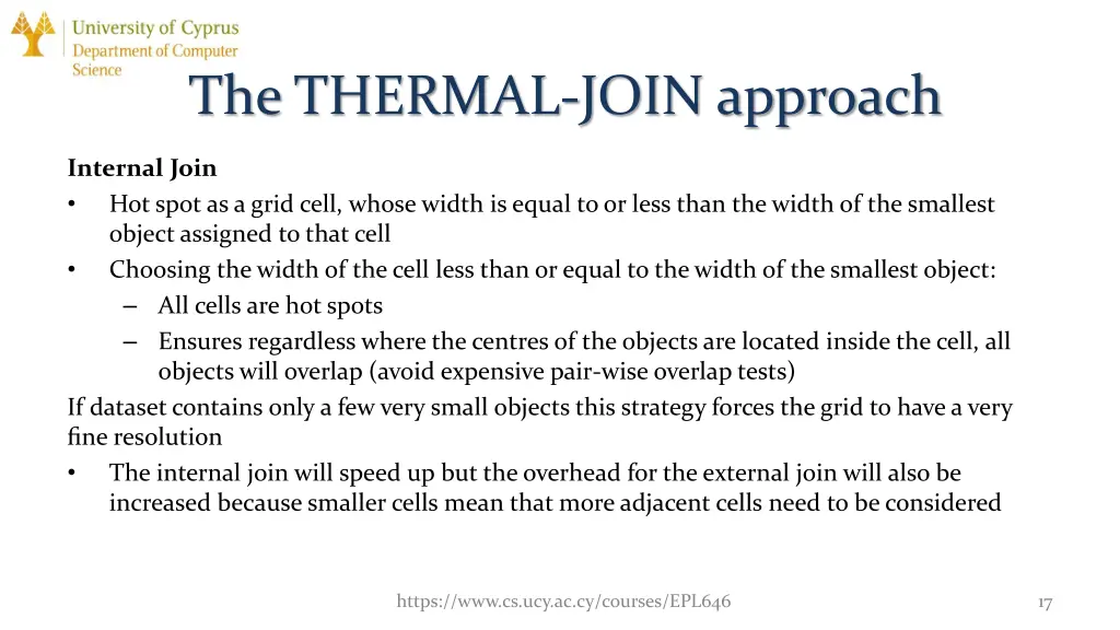 the thermal join approach 4