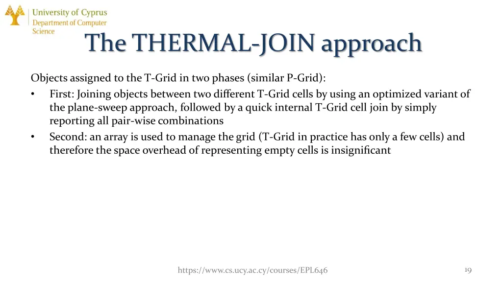 the thermal join approach 5