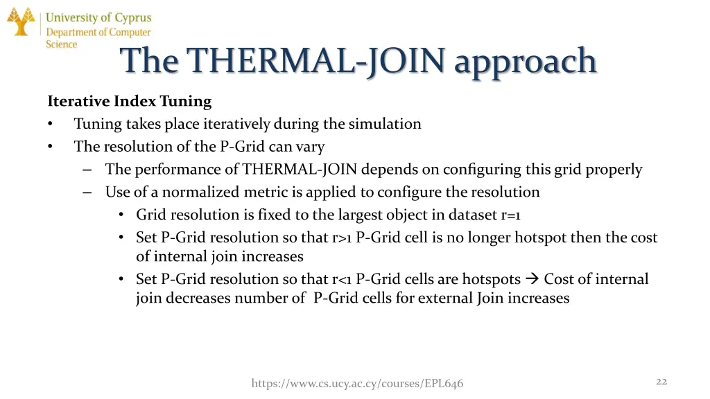 the thermal join approach 7