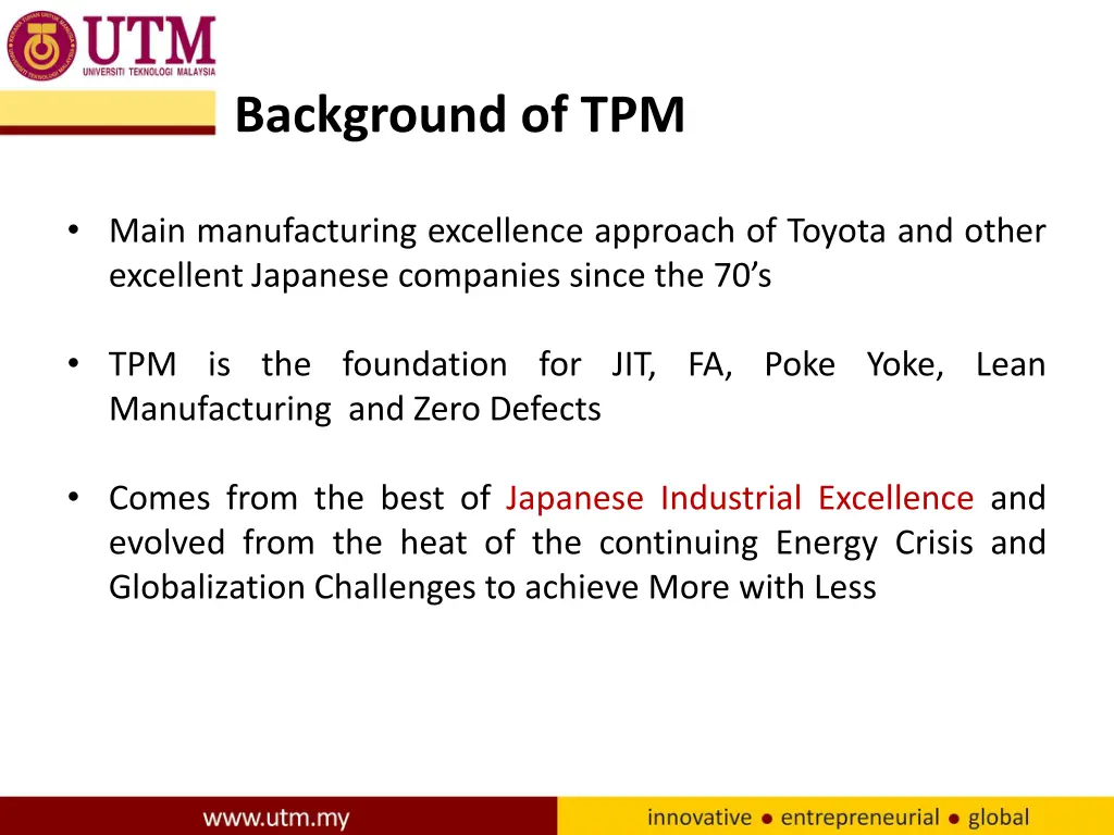 background of tpm