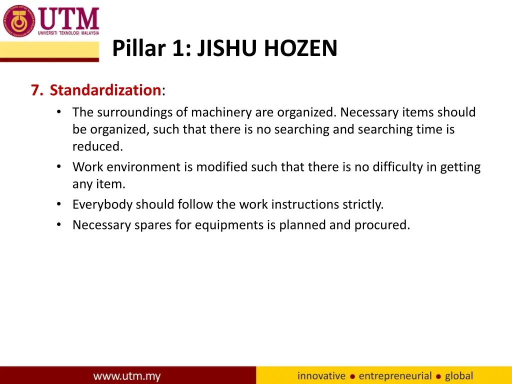pillar 1 jishu hozen 6