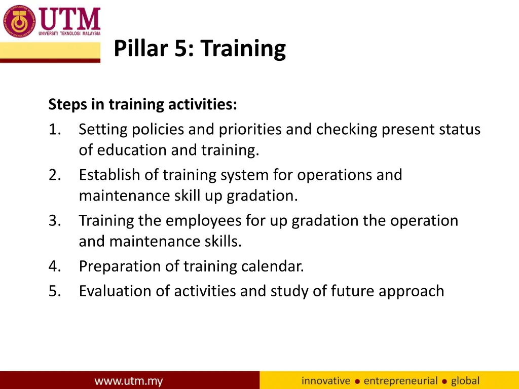 pillar 5 training 2