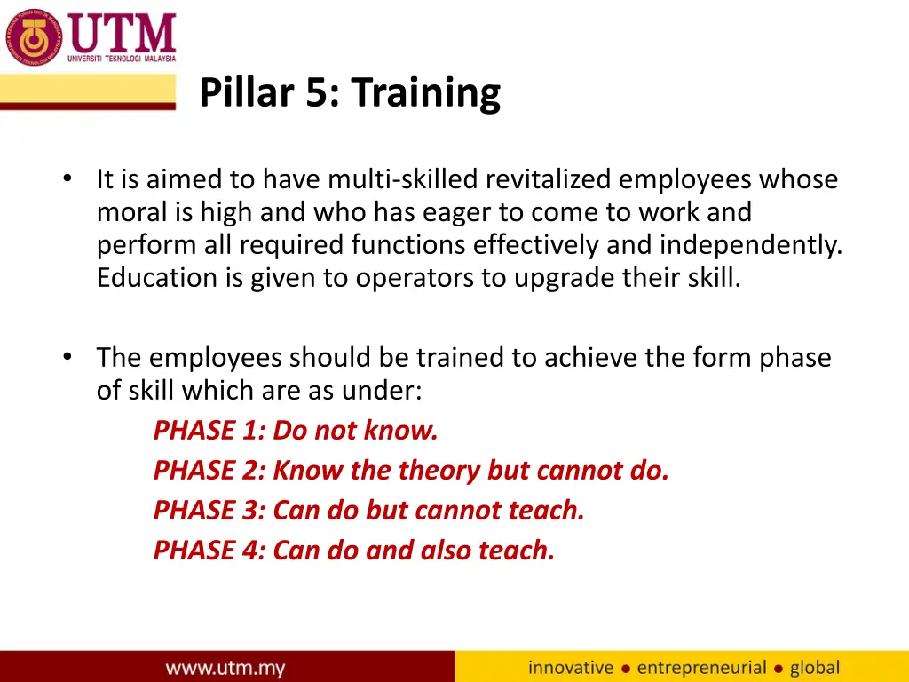 pillar 5 training