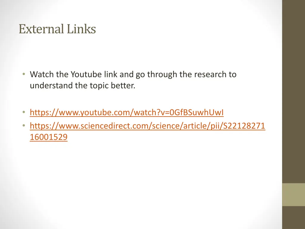 external links