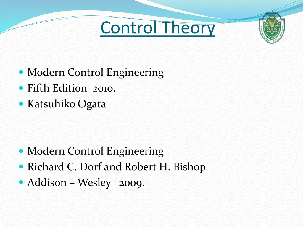 control theory