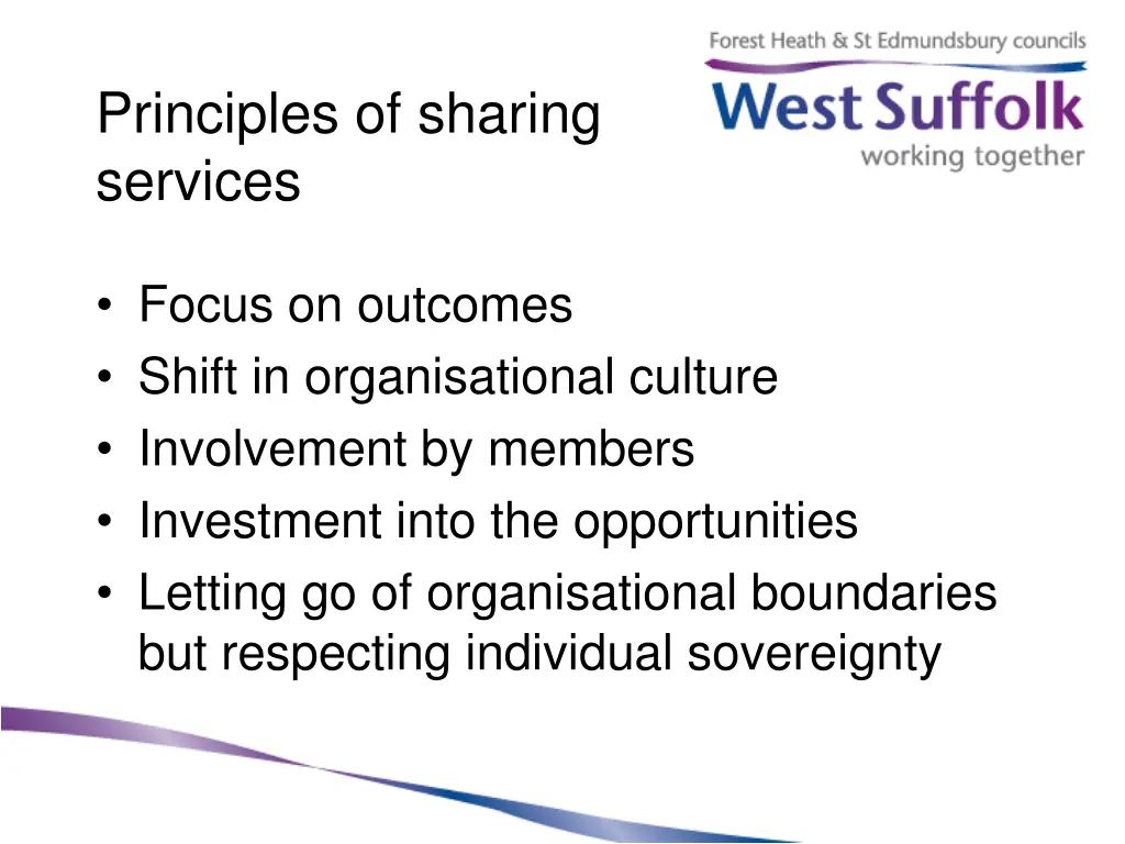 principles of sharing services