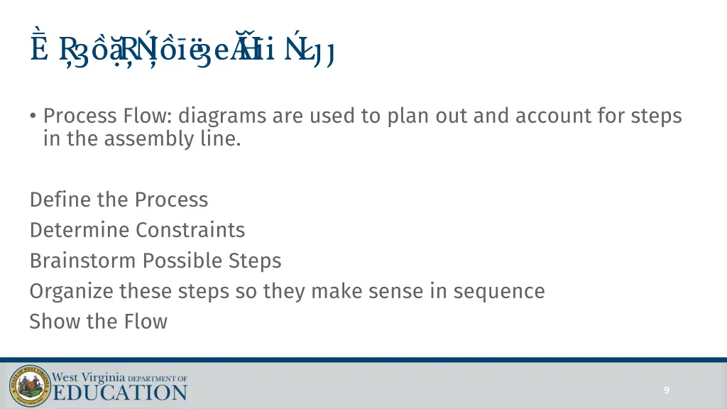 m a nuf a c turi ng p ro c ess