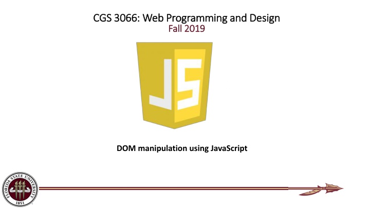cgs 3066 web programming and design cgs 3066
