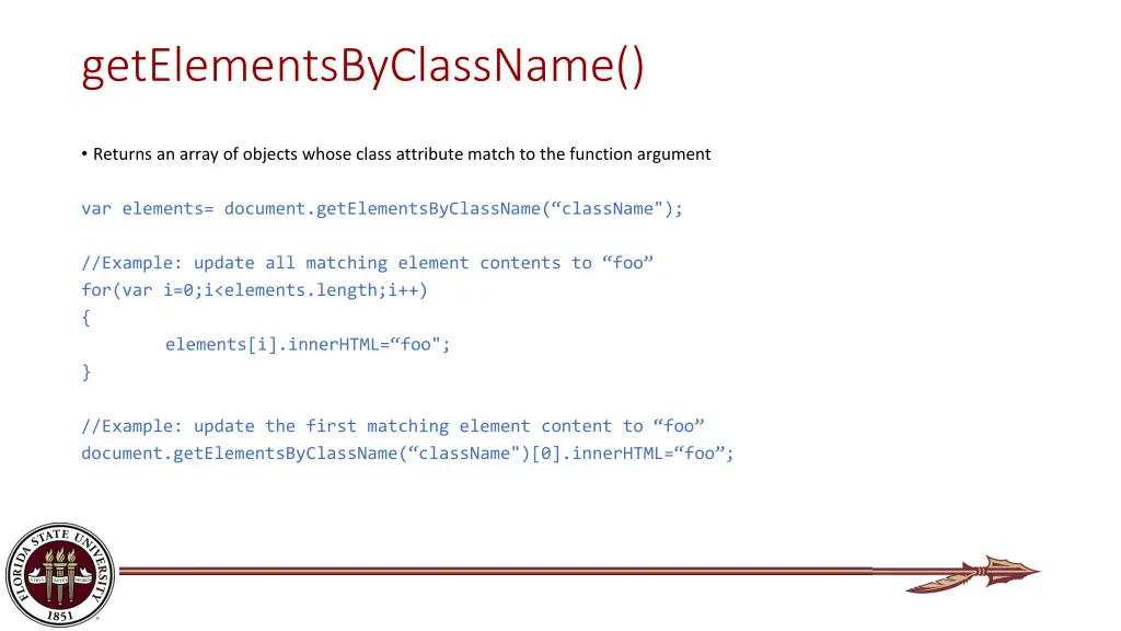 getelementsbyclassname