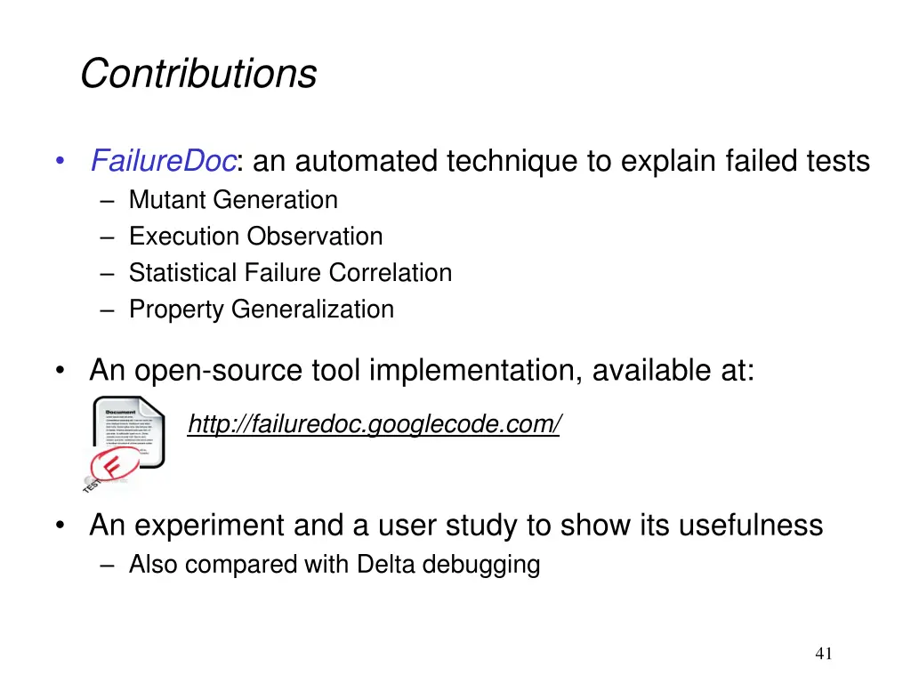 contributions