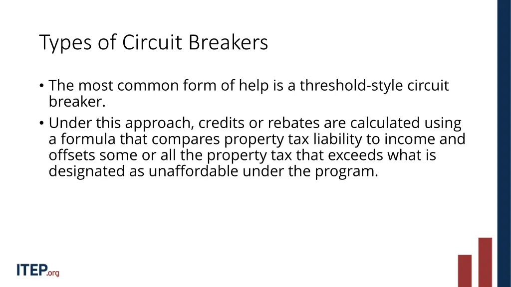 types of circuit breakers