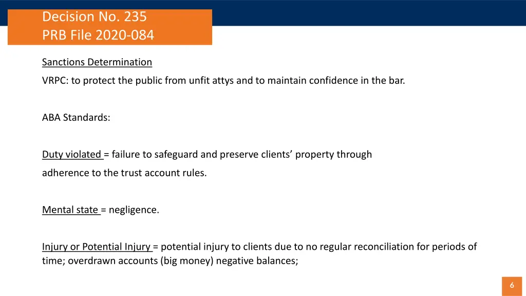 decision no 235 prb file 2020 084 2