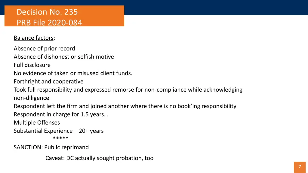 decision no 235 prb file 2020 084 3