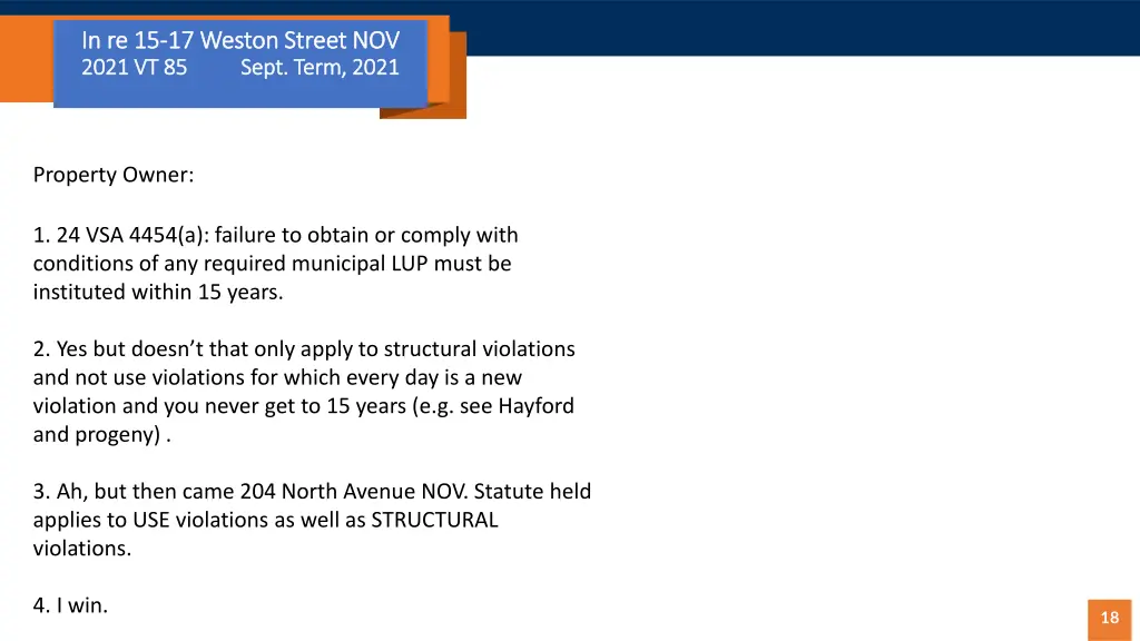 in re 15 in re 15 17 weston street nov 17 weston 1