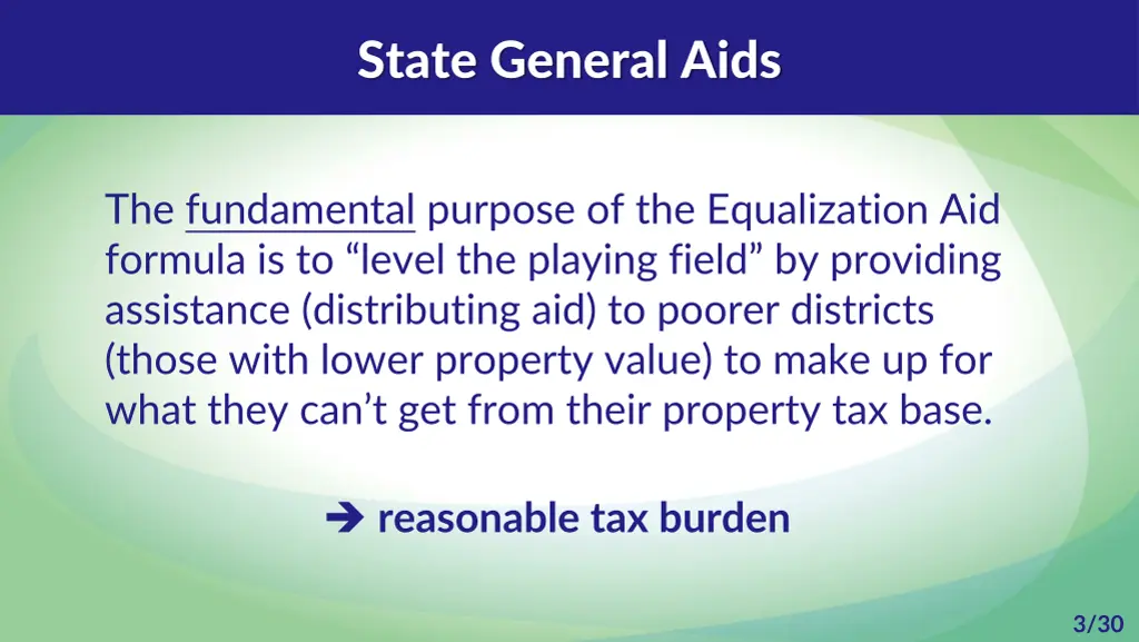 state general aids