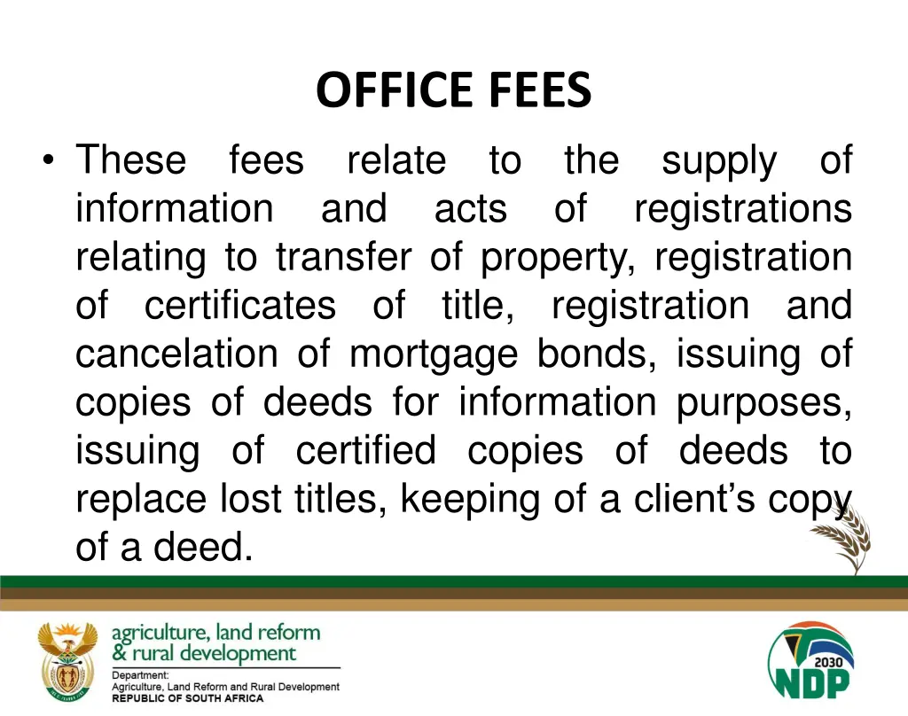 office fees 1