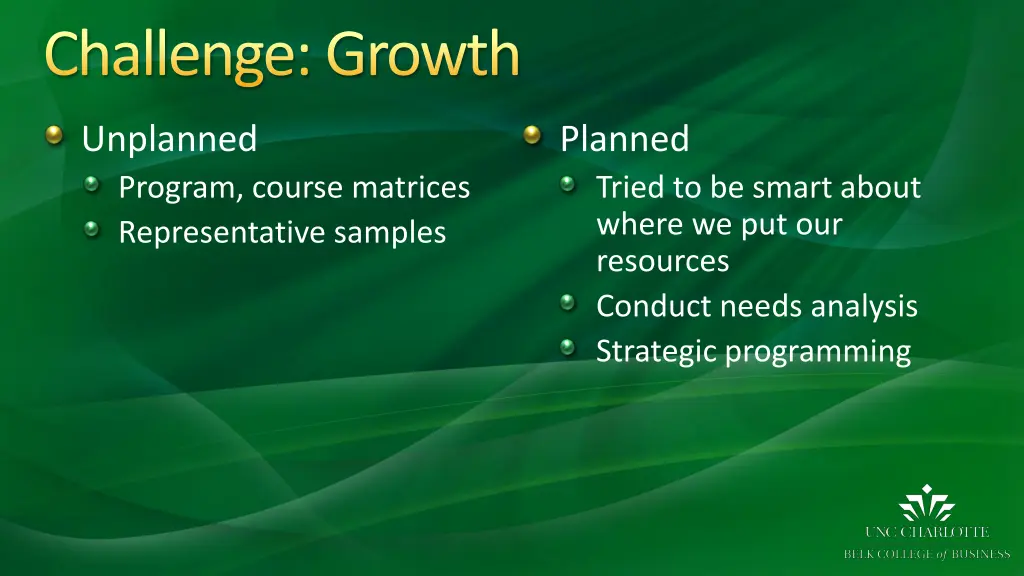 challenge growth