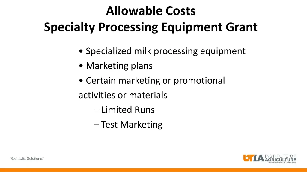 allowable costs