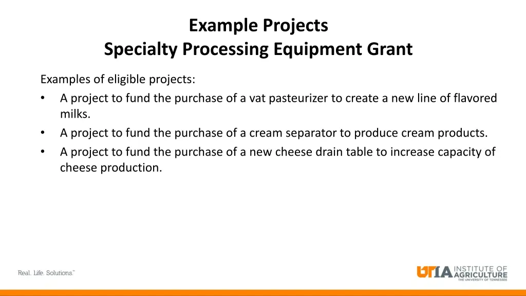 example projects