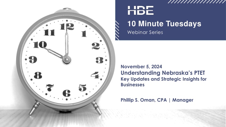 10 minute tuesdays webinar series