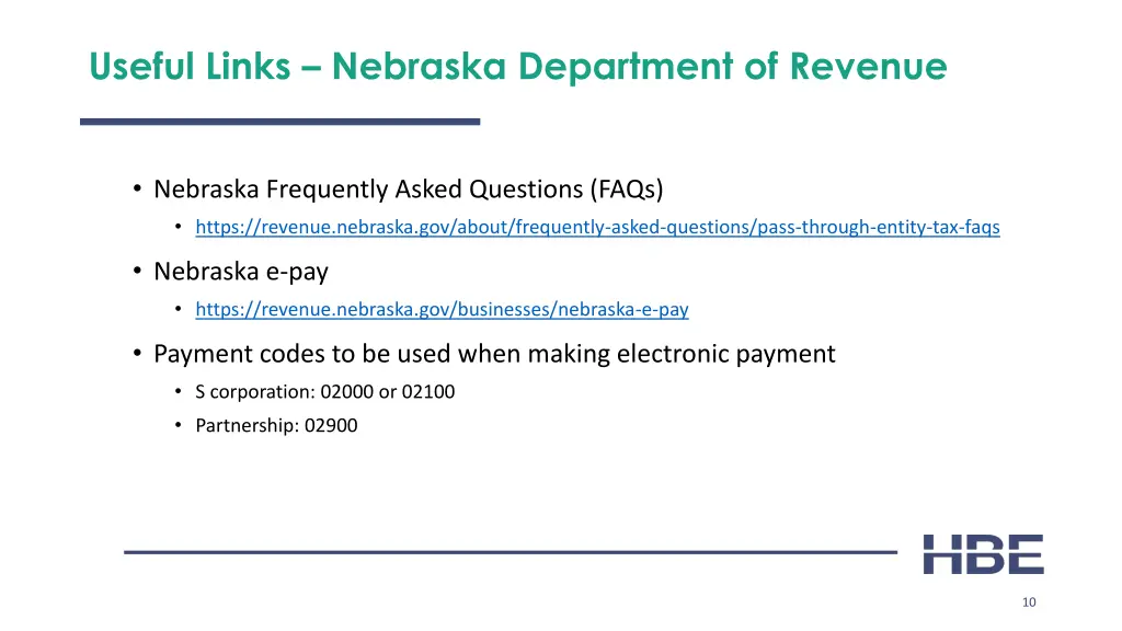 useful links nebraska department of revenue