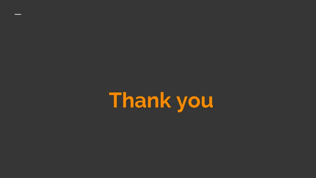 thank you