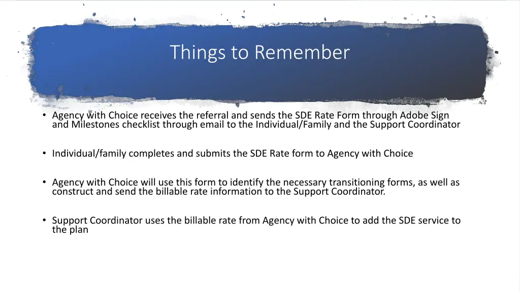 things to remember 1