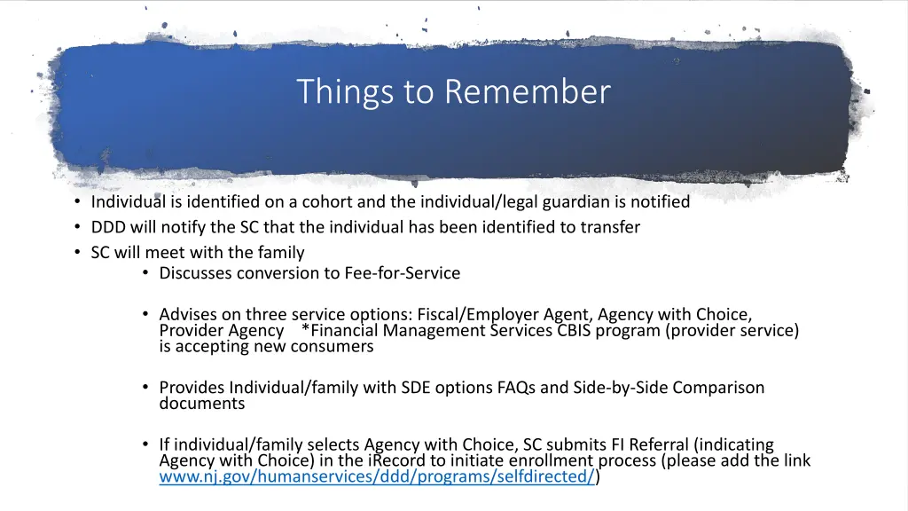 things to remember
