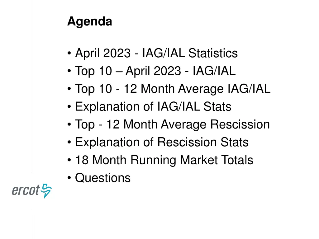 agenda