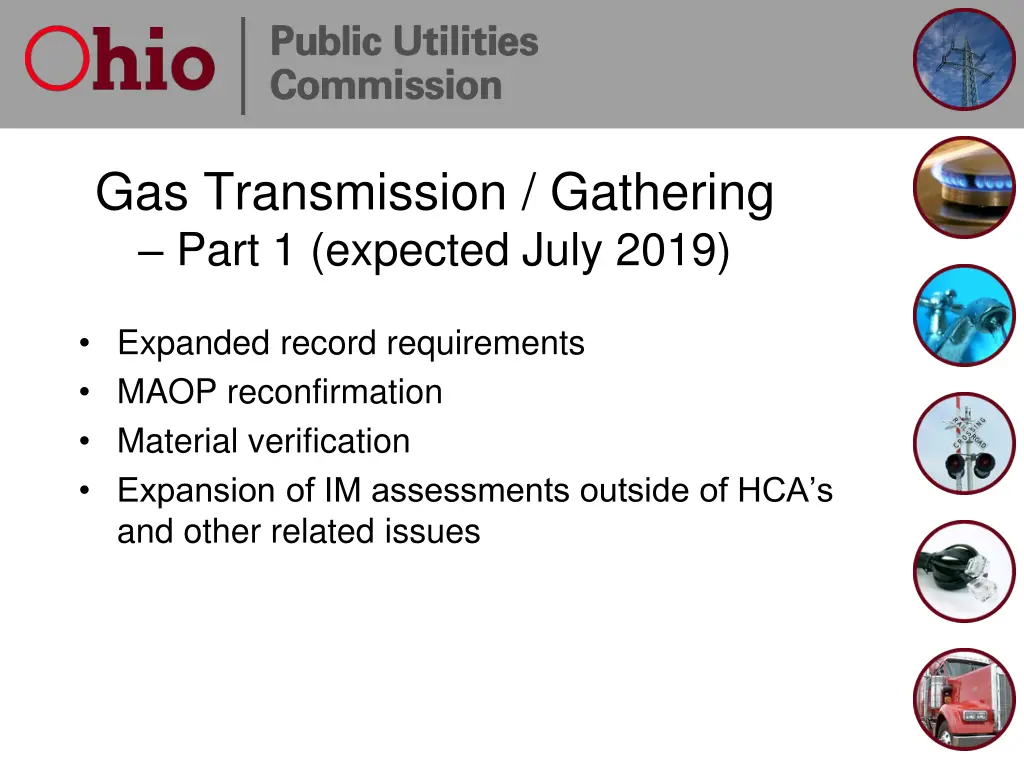 gas transmission gathering part 1 expected july