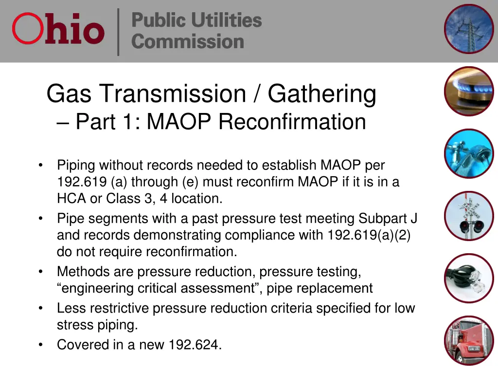 gas transmission gathering part 1 maop