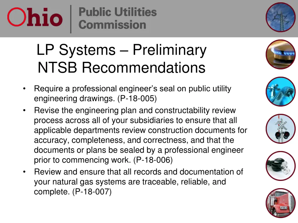 lp systems preliminary ntsb recommendations