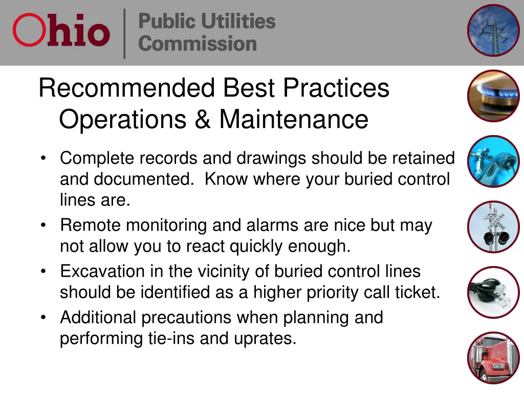 recommended best practices operations maintenance