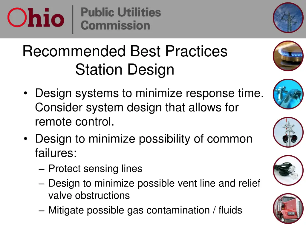 recommended best practices station design 1