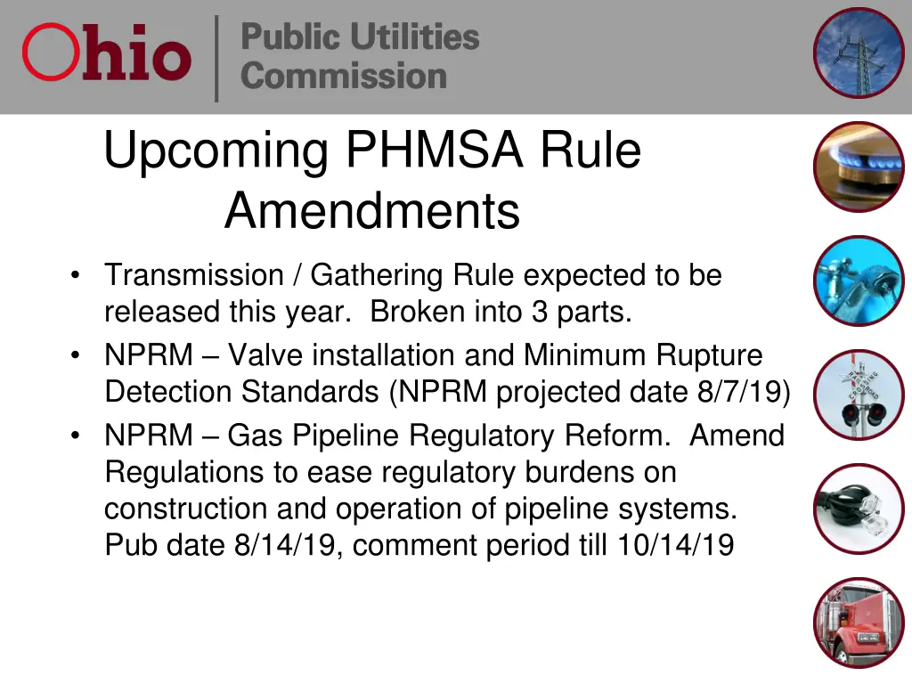 upcoming phmsa rule amendments