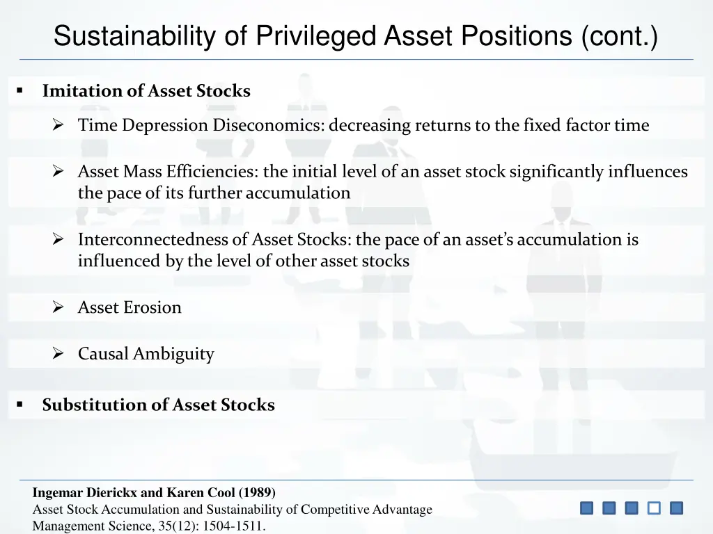 sustainability of privileged asset positions cont 1