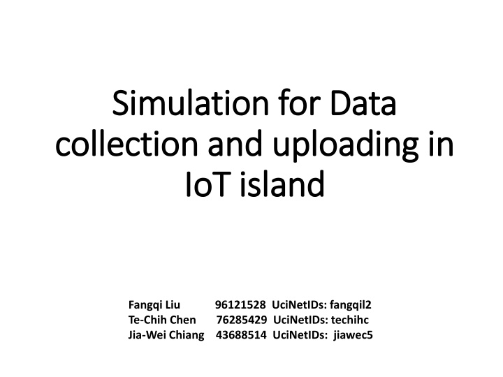 simulation for data simulation for data