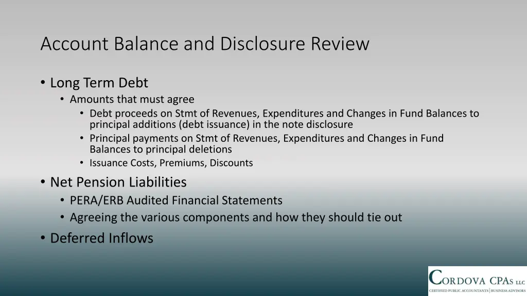 account balance and disclosure review 3